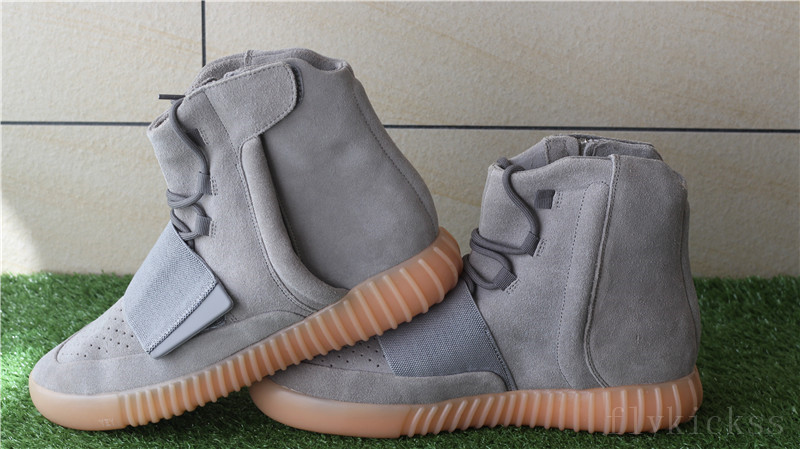 Adidas yeezy boost 750 grey gum glow in the dark